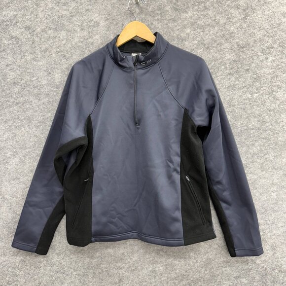 Champion Men's Pullover Activewear Sweatshirt 1/4 Zip, Black Gray, Size M - Picture 1 of 9